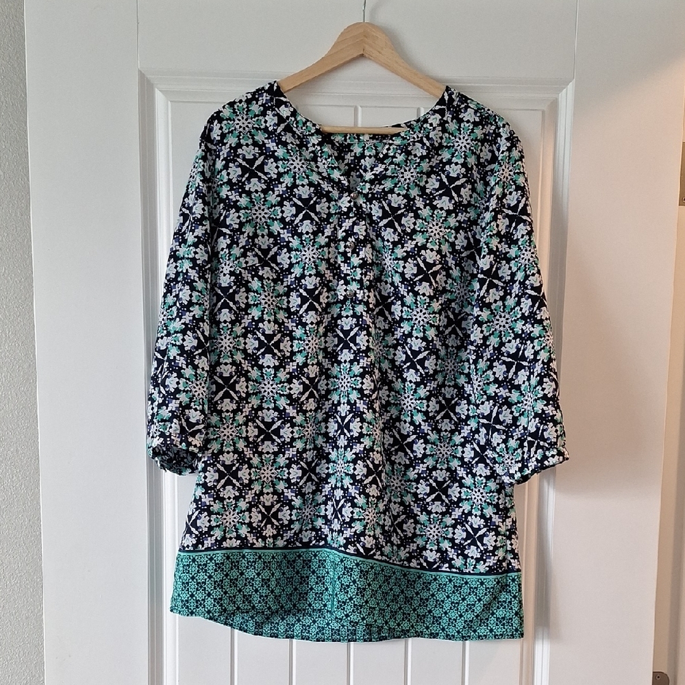 Floral Patterned Women's Tunic Dress
